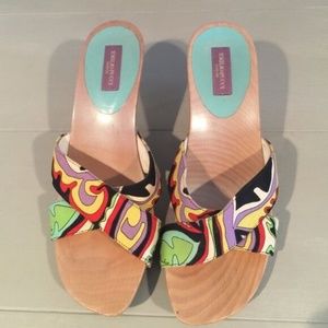 Colorful Pucci Mod Psychedelic Sandals